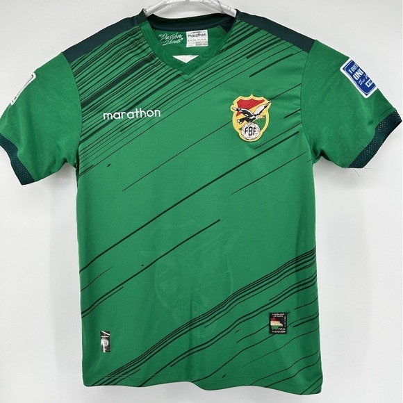 Other - Marathon Bolivia National Football Team Short Sleeve Home Jersey Green Large
